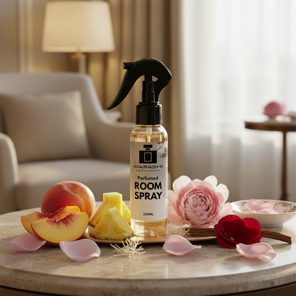 Four Seasons Hotel Room Spray with fragrance notes
