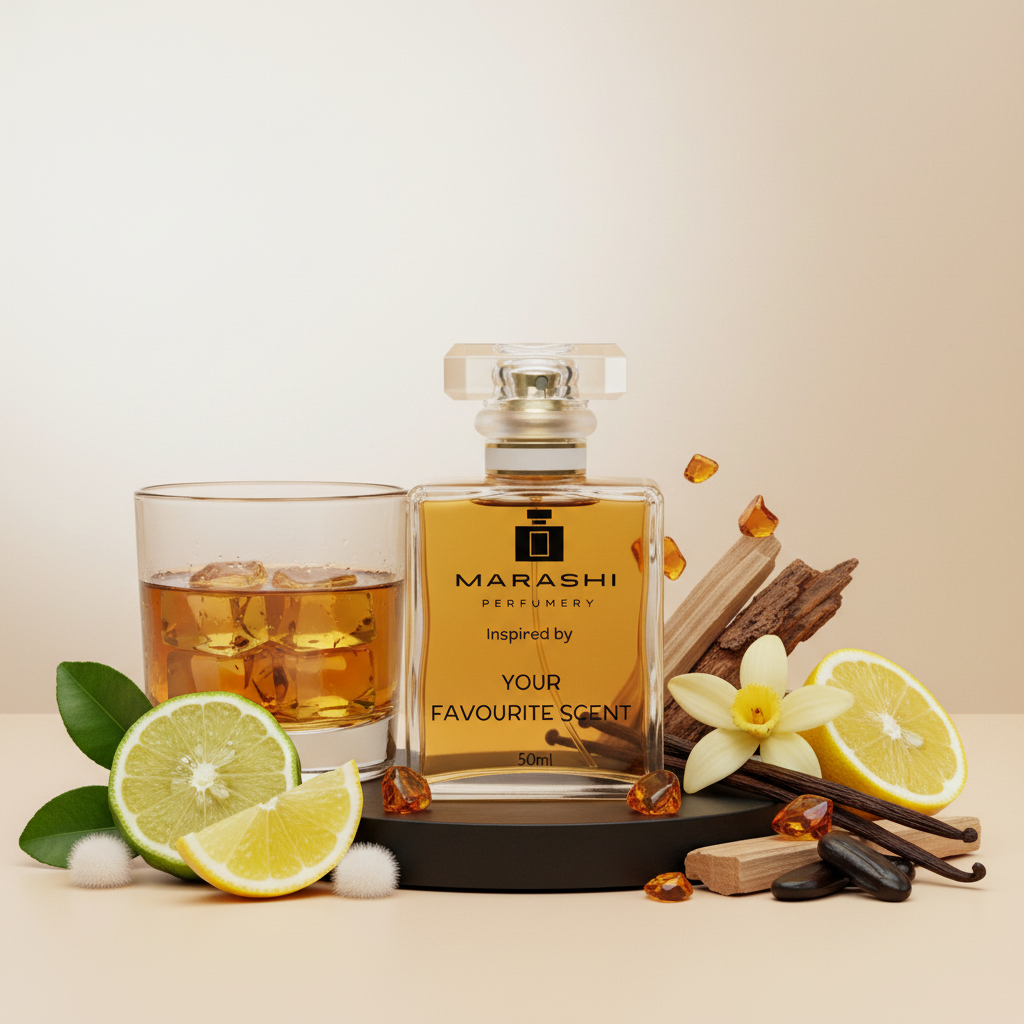 Inspired By Bath & Body Works Whiskey Reserve with fragrance ingredients