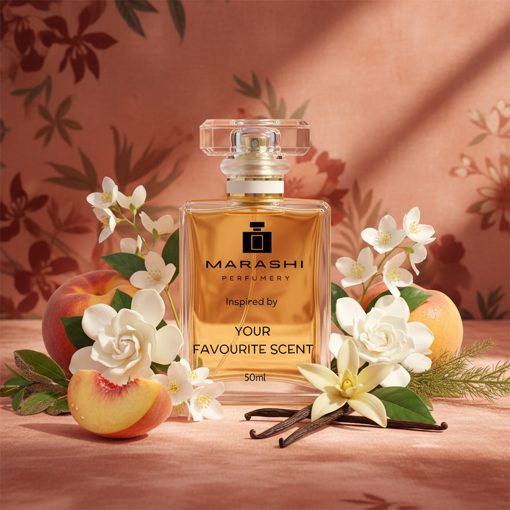 Inspired By Gucci Rush perfume in bold seductive setting
