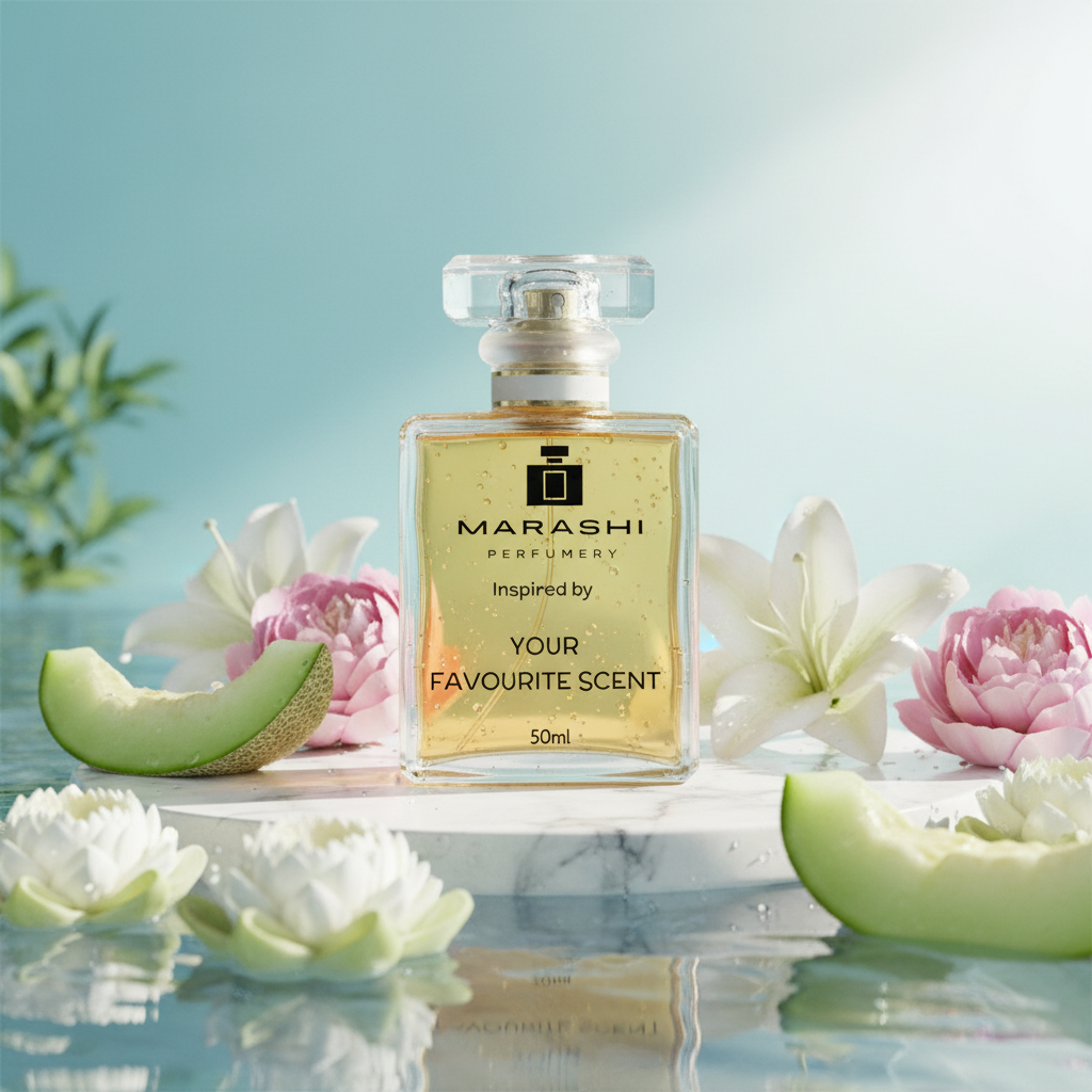 Inspired By Issey Miyake L'Eau d'Issey perfume in fresh aquatic setting