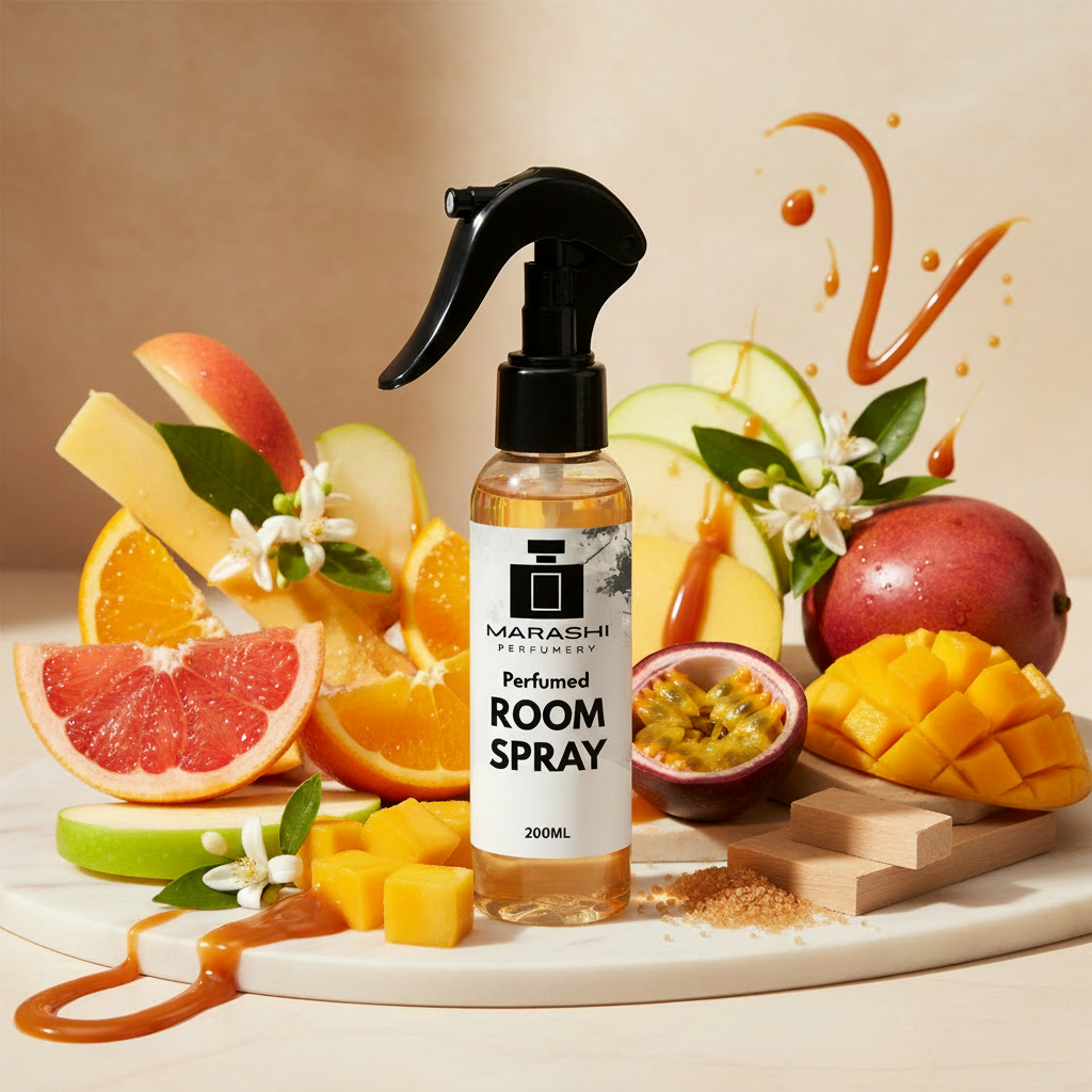 Sugared Grapefruit Room Spray with fragrance notes