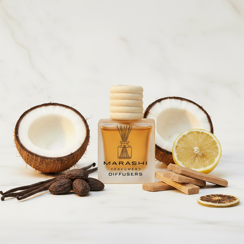 Toasted Coconut & Warm Vanilla Car Diffuser - Light & Airy