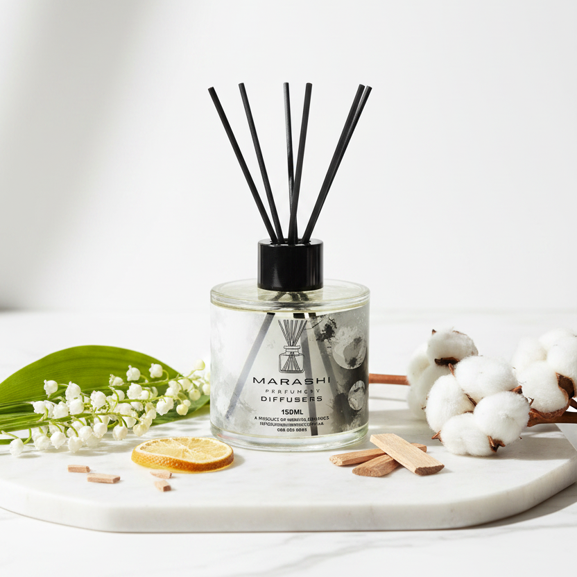 White Shirt Reed Diffuser - Ingredient Styling